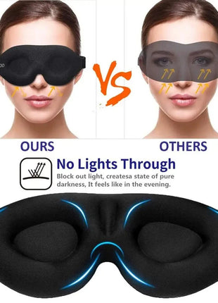 Eye Mask for Sleeping 3D Contoured Cup Blindfold Concave Molded Night