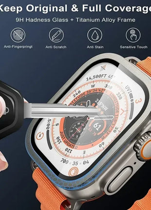 Tempered Glass for Apple Watch Ultra 2 49mm Screen Protector Metal