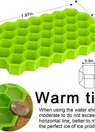 Ice Cube Mold Reusable Silicone Ice Cube Mold BPA Free Ice Cream Maker
