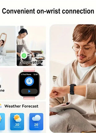 KESHUYOU 2025 Smart Watch Answer Make Call Message Preview Sport Mode