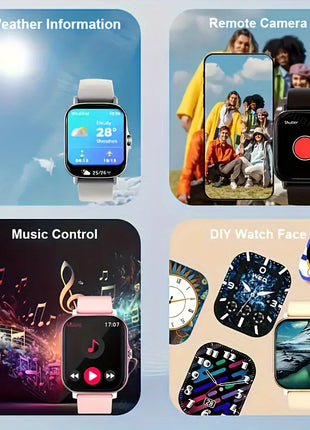 KESHUYOU 2025 Smart Watch Answer Make Call Message Preview Sport Mode