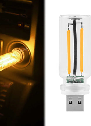 Retro USB Filament Touch Control Dimming Bulb  LED 5V Auto Interior