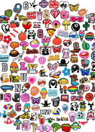 Lot of  20/30/50/100/200Pcs Random Shoe Charms for Sandals,Shoe DIY