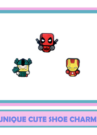 Random 10/20/30Pcs Hot Toys Series Shoe Charms For Clogs,PVC Shoe DIY