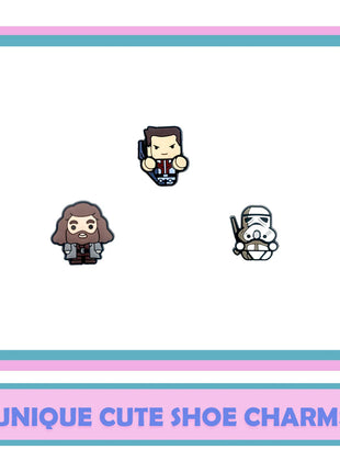 Random 10/20/30Pcs Hot Toys Series Shoe Charms For Clogs,PVC Shoe DIY