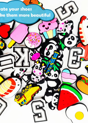 Lot of  20/30/50/100/200Pcs Random Shoe Charms for Sandals,Shoe DIY