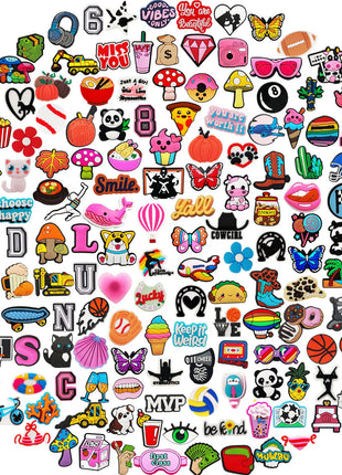 Lot of  20/30/50/100/200Pcs Random Shoe Charms for Sandals,Shoe DIY