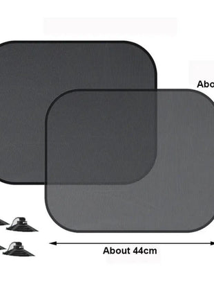 SEAMETAL 2PCS Car Window Sunshade Cover Sun Shield UV Protection Auto