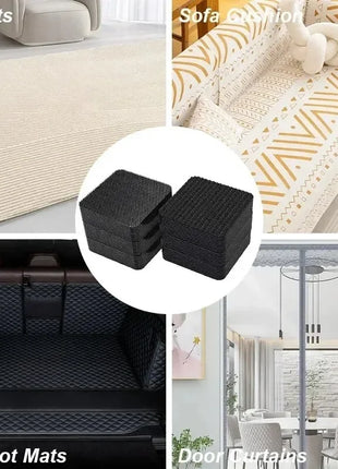5/10pairs Carpet Mat Fixing Stickers Universal Car Foot Pad Invisible