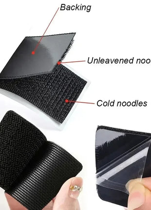 5/10pairs Carpet Mat Fixing Stickers Universal Car Foot Pad Invisible