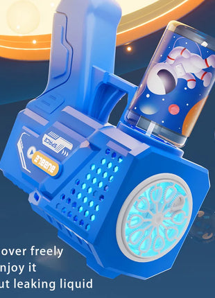10 hole Automatic Gatling Electric Toy Blowing Bubble for Children's