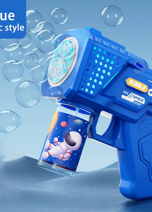 10 hole Automatic Gatling Electric Toy Blowing Bubble for Children's