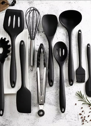 10 PCS Silicone Cookware Set Kitchen Cooking Tools Baking Tools