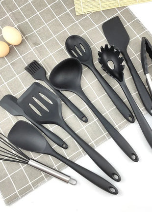 10 PCS Silicone Cookware Set Kitchen Cooking Tools Baking Tools