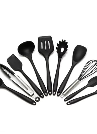 10 PCS Silicone Cookware Set Kitchen Cooking Tools Baking Tools