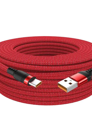 6A Extra Long Data Cable Nylon USB C Fast Charging Cable For Samsung