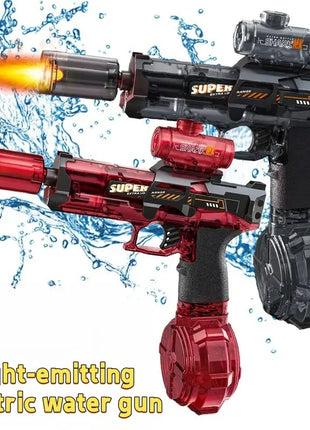 New Electric Water Gun With light Sprays Flame Effect Continuously