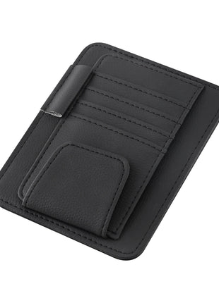 Car Sun Visor Organizer Multi-Pocket Business Card Storage Management