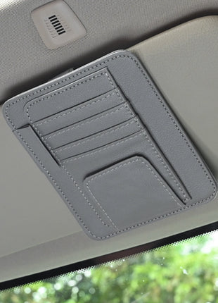 Car Sun Visor Organizer Multi-Pocket Business Card Storage Management