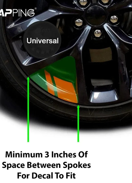 Car Wheel Reflective Stickers Auto Safety Warning Sticker Reflector