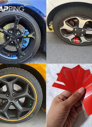Car Wheel Reflective Stickers Auto Safety Warning Sticker Reflector