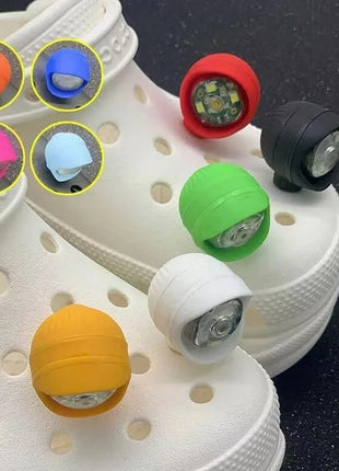 2pcs Shoe Lights,Waterproof Shoe Charms Accessories for Crocs Shoes,3