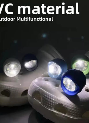 2pcs Shoe Lights,Waterproof Shoe Charms Accessories for Crocs Shoes,3