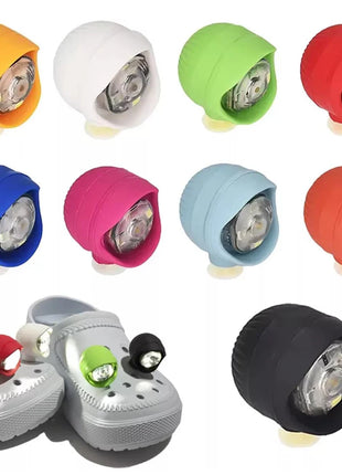 2pcs Shoe Lights,Waterproof Shoe Charms Accessories for Crocs Shoes,3
