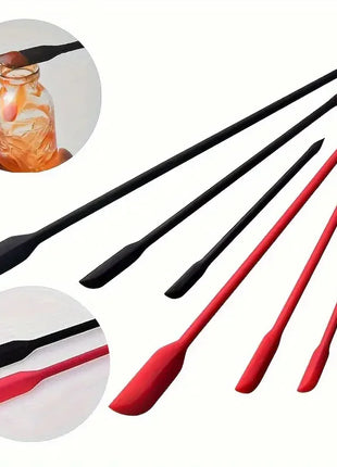 3-Piece Mini Silicone Spatula Set - Heat Resistant, Multiple Sizes for