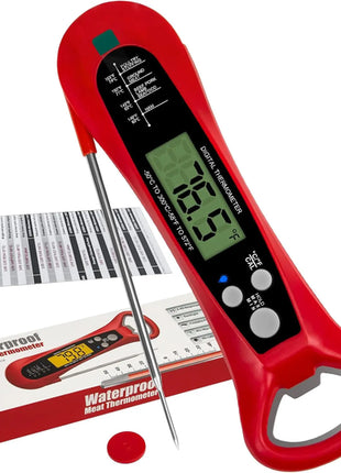 Instant Read Meat Thermometer for Cooking, Fast & Precise Digital Food