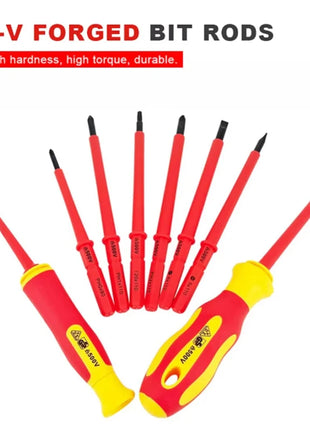 Interchangeable Blade VDE Insulated Screwdriver Set with
