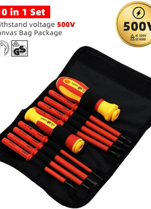 Interchangeable Blade VDE Insulated Screwdriver Set with