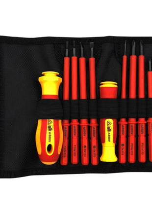 Interchangeable Blade VDE Insulated Screwdriver Set with