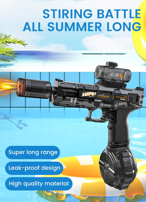 New Led Electric Water Guns with  For Adults Powerful Squirt Automatic