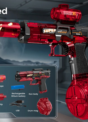 New Led Electric Water Guns with  For Adults Powerful Squirt Automatic