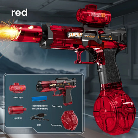 New Led Electric Water Guns with  For Adults Powerful Squirt Automatic