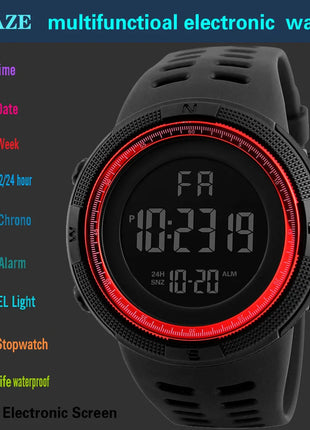 Electronic Watch For Mens Military Sports Watches Luminous