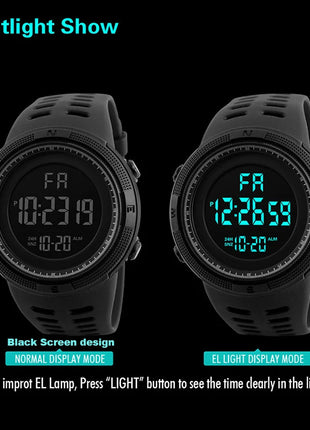 Electronic Watch For Mens Military Sports Watches Luminous