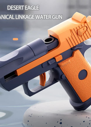 Mini Manual Water Gun Desert Eagle Pistol Shooting game Fight Toy Gun