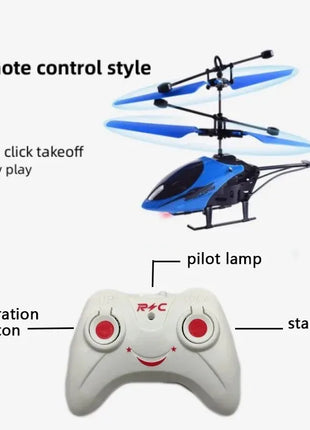 Rechargeable Mini RC Drone Remote Safe Fall-resistant RC Helicopters