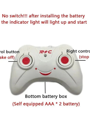 Rechargeable Mini RC Drone Remote Safe Fall-resistant RC Helicopters