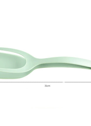 Shovel Clip Silicone Grip Flip Tongs Egg Steak Spatula Tongs Clamp
