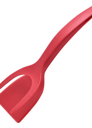 Shovel Clip Silicone Grip Flip Tongs Egg Steak Spatula Tongs Clamp