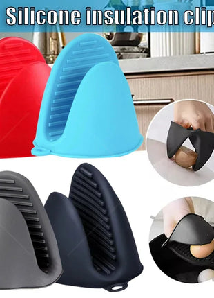 2PCS Oven Mitts Silicone Oven Glove Heat Resistant Pinch Mitts Anti