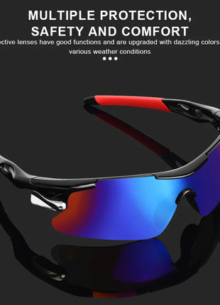 RIDERACE Sports Men Sunglasses Road Bicycle Glasses Mountain Cycling