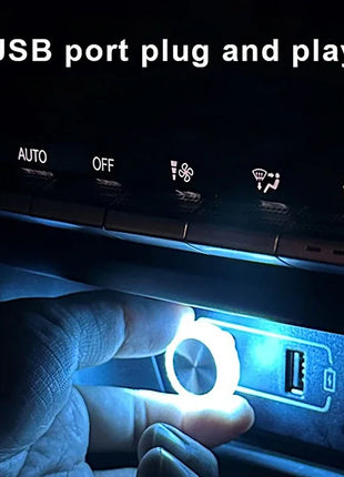 1 Pc RGB Car USB Ambient Light Mini LED Decorative Atmosphere Lamps