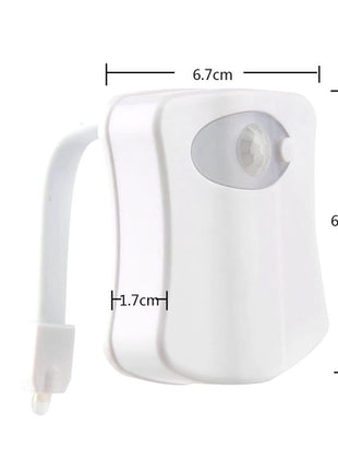Motion Sensor Light Wireless LED Night Light RGB 8colors Lamp Toilet