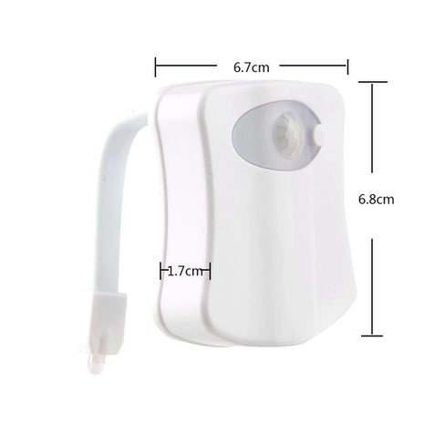 Motion Sensor Light Wireless LED Night Light RGB 8colors Lamp Toilet
