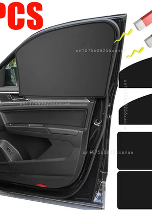Magnetic Car Window Sunshade Cover Summer UV Protection Car Side Front