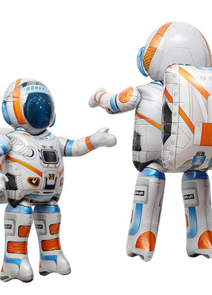 1pc Rocket Astronaut Standing Ballons Spaceman Helium Balloons Out Of